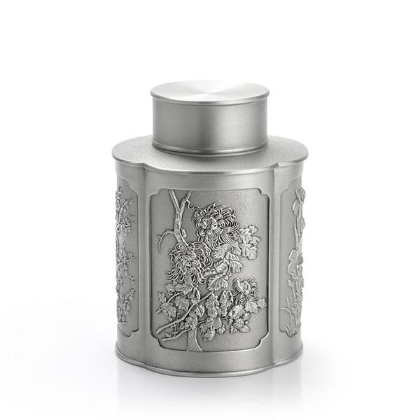 Royal Selangor Four Seasons Pewter Tea Caddy