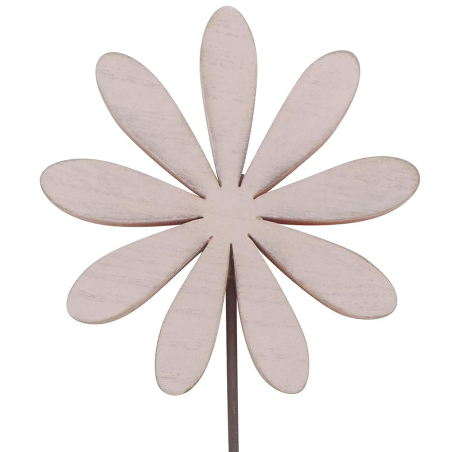 Pastel & Rusty Flowers on Base Set of 2