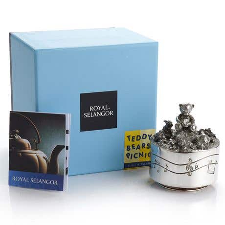 Royal Selangor Teddy Bear Friends Pewter Music Carousel