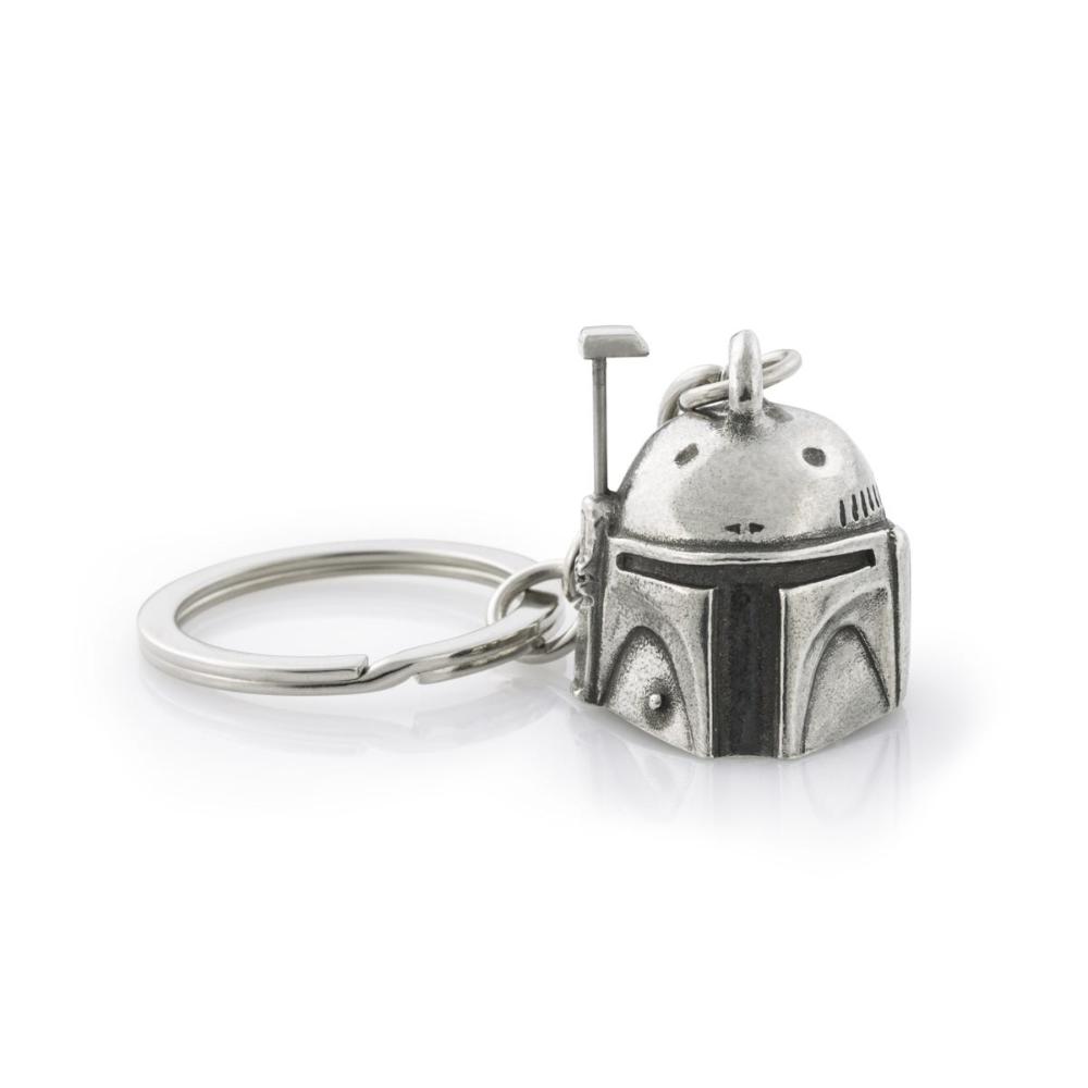 Royal Selangor Star Wars Boba Fett Helmet Pewter Keychain