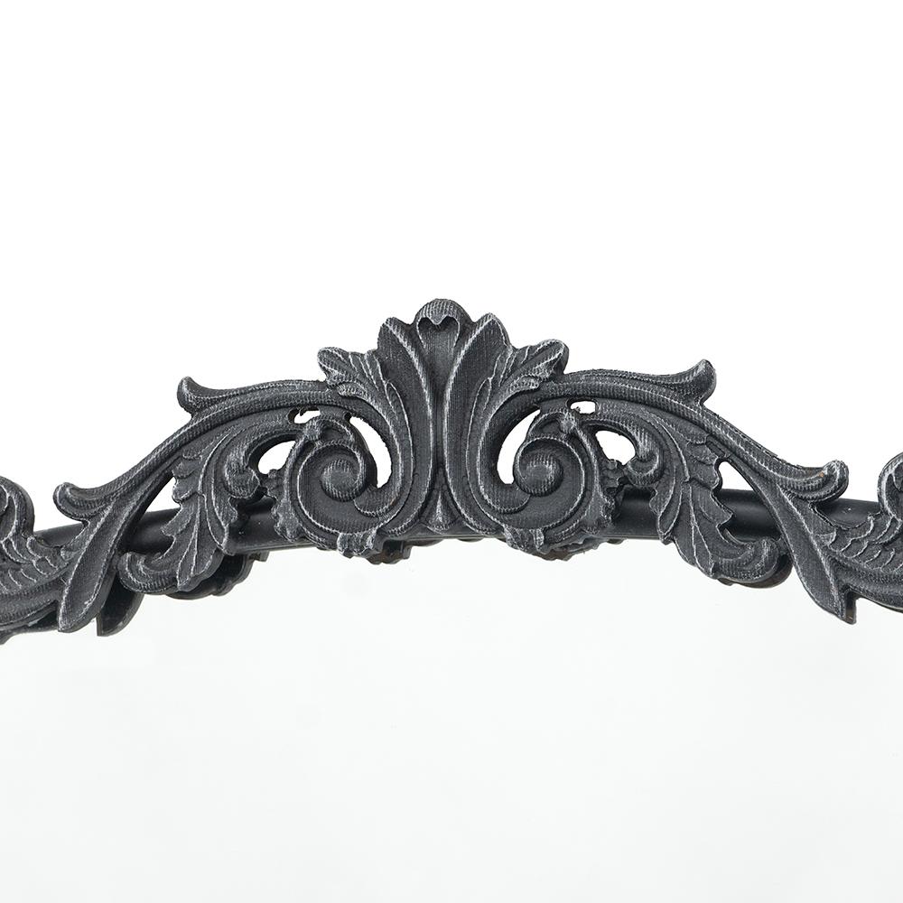 Long Ornate Metallic Floor Mirror 169 x 92cms