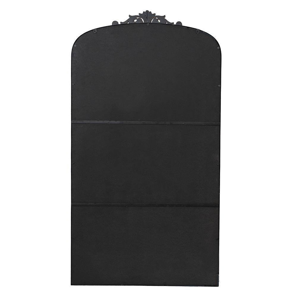 Long Ornate Metallic Floor Mirror 169 x 92cms