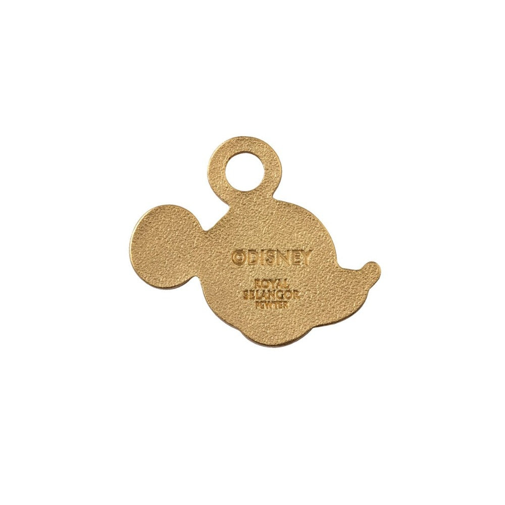 Royal Selangor Mickey Mouse Gilt Silhouette Pewter Pendant
