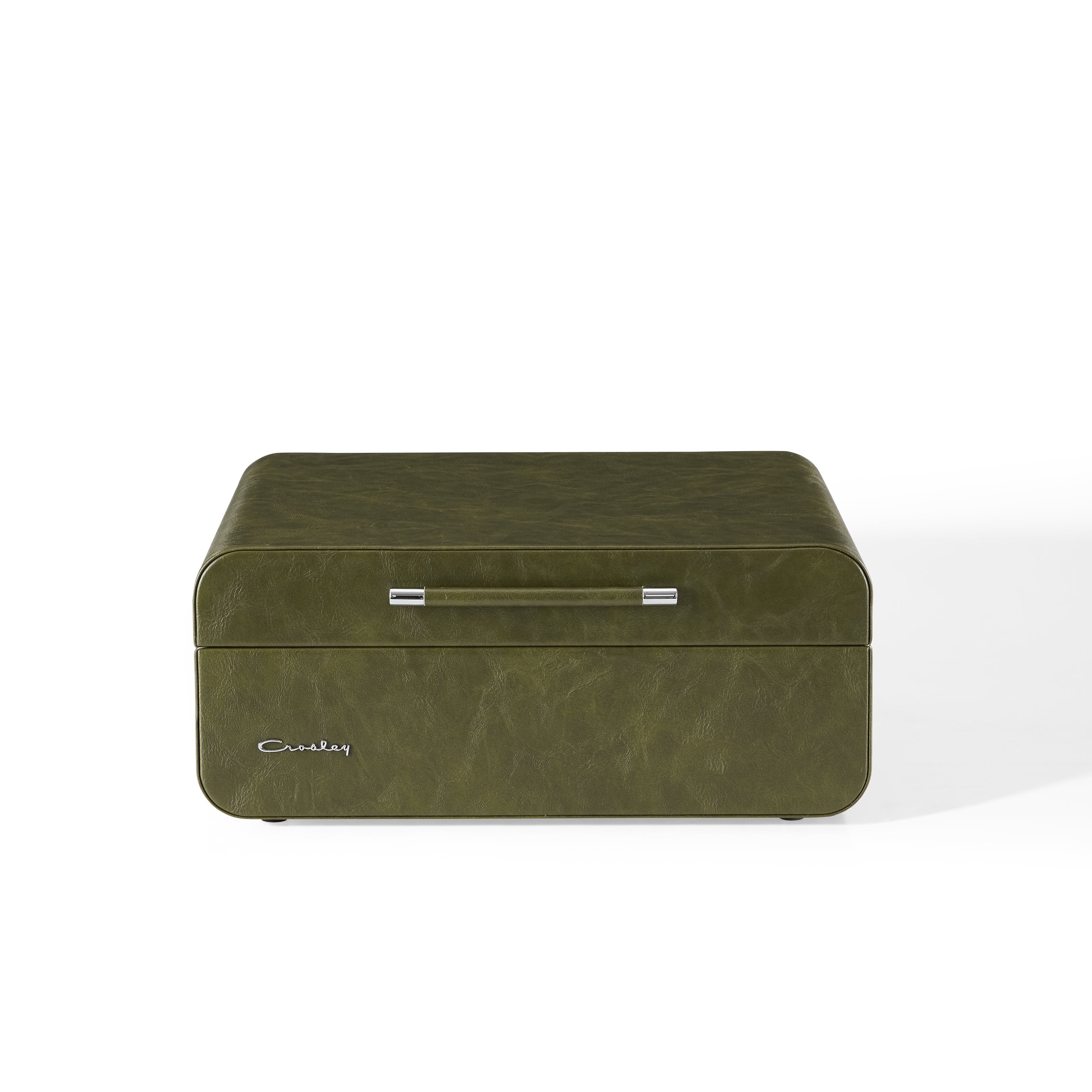 Crosley Mercury Turntable - Green + Majority D40 Bluetooth Speakers - Black - BUNDLE