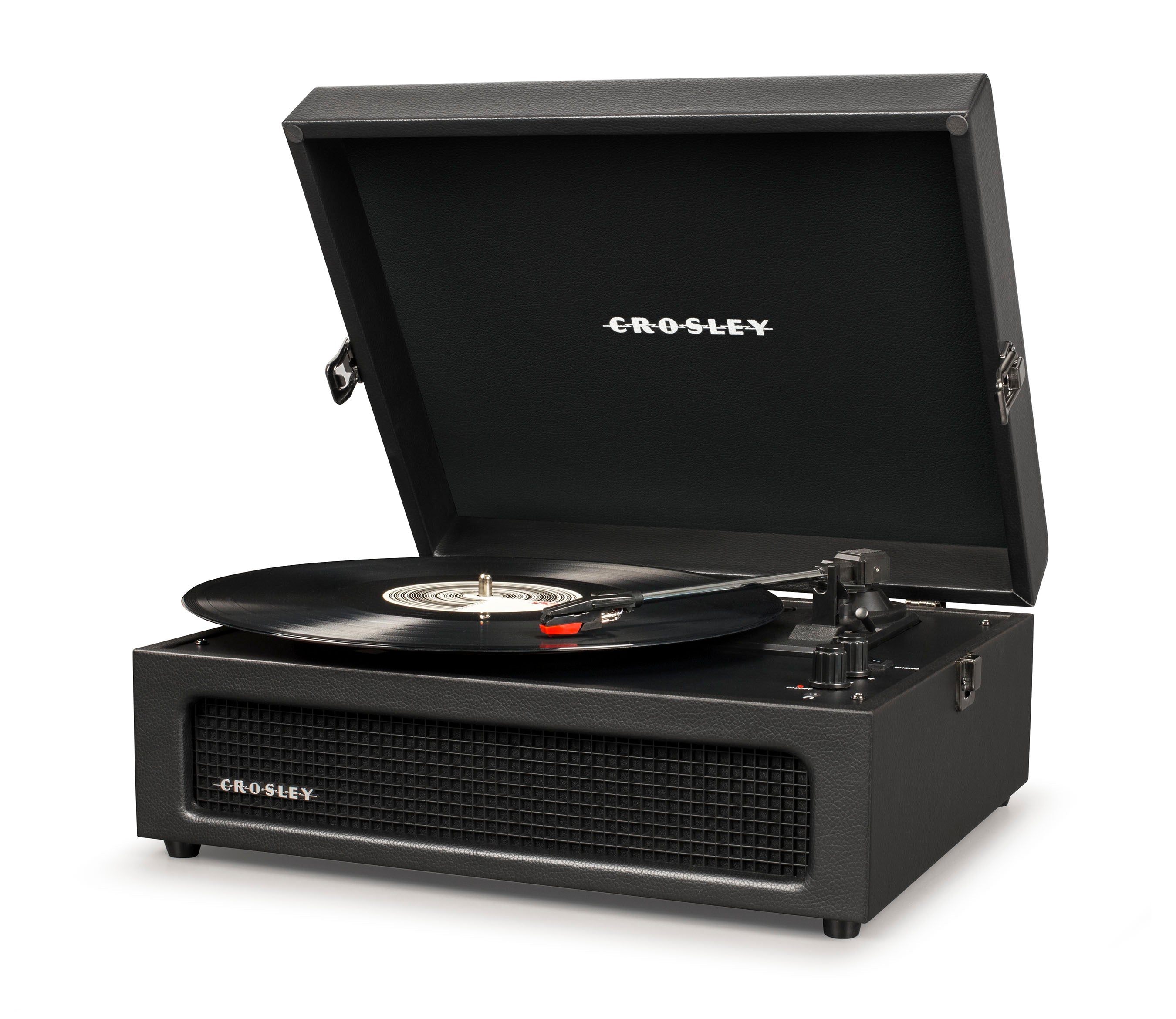 Crosley Voyager Bluetooth Turntable - Black + Crosley Record Display Stand BUNDLE