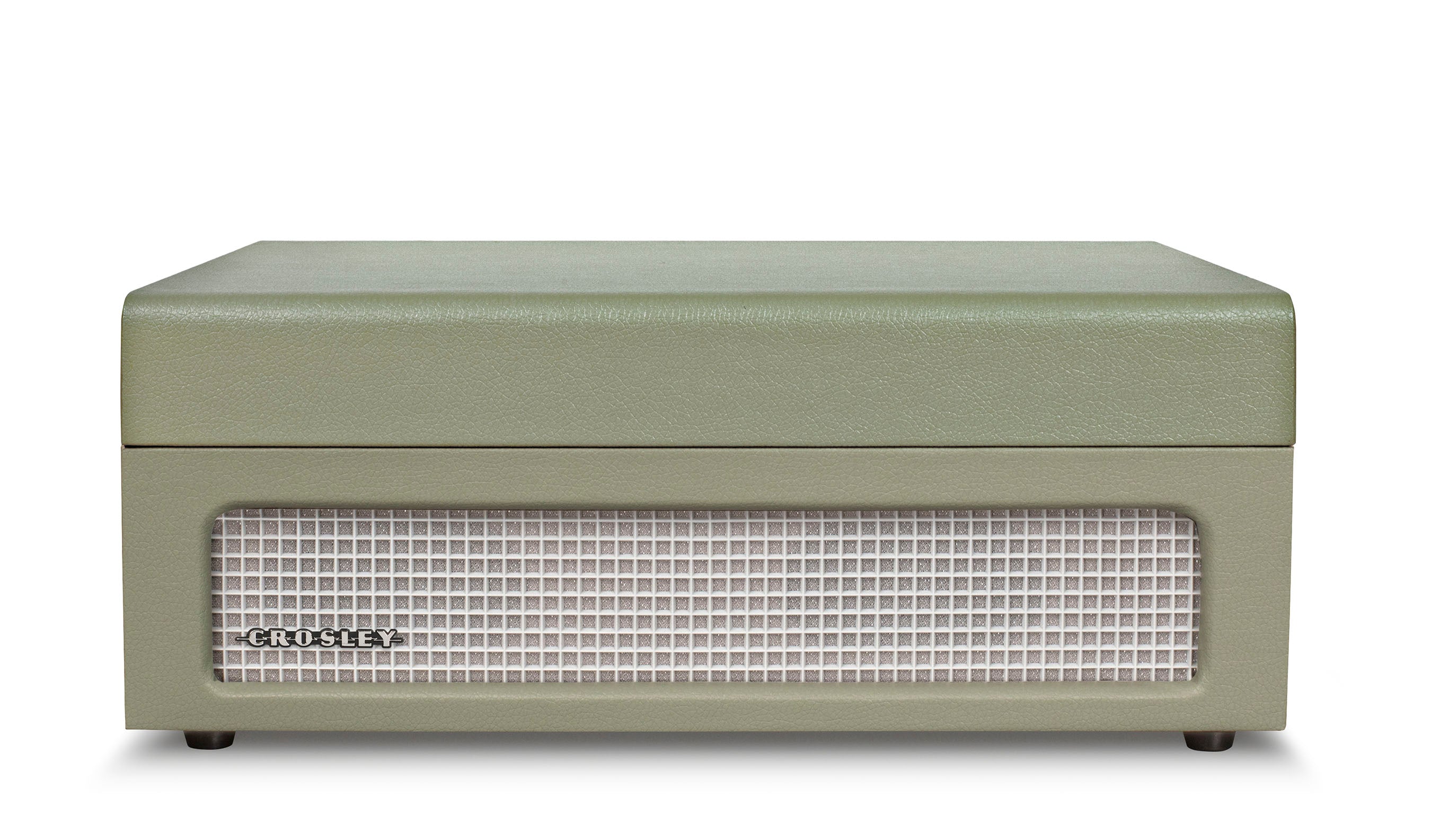 Crosley Voyager Bluetooth Portable Turntable - Sage + Crosley Record Display Stand BUNDLE