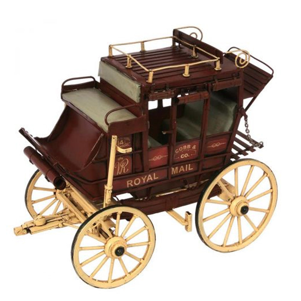 Cobb & Co Mail & Passenger Coach Metal Decor (Available In 2 Sizes)