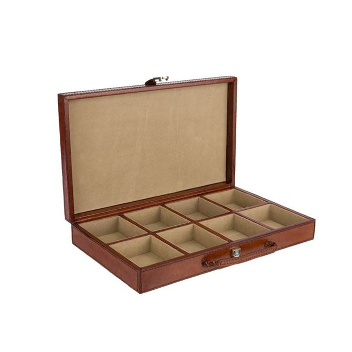 Elegant Leather Cufflinks Box (Available in 5 Colors)