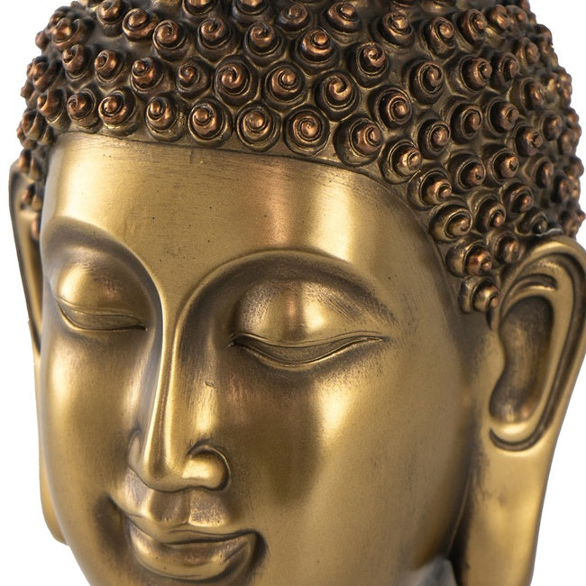 Golden Buddha Head Statue