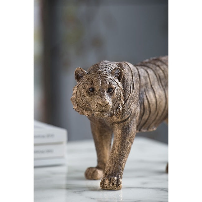 Tiger Polyresin Statue