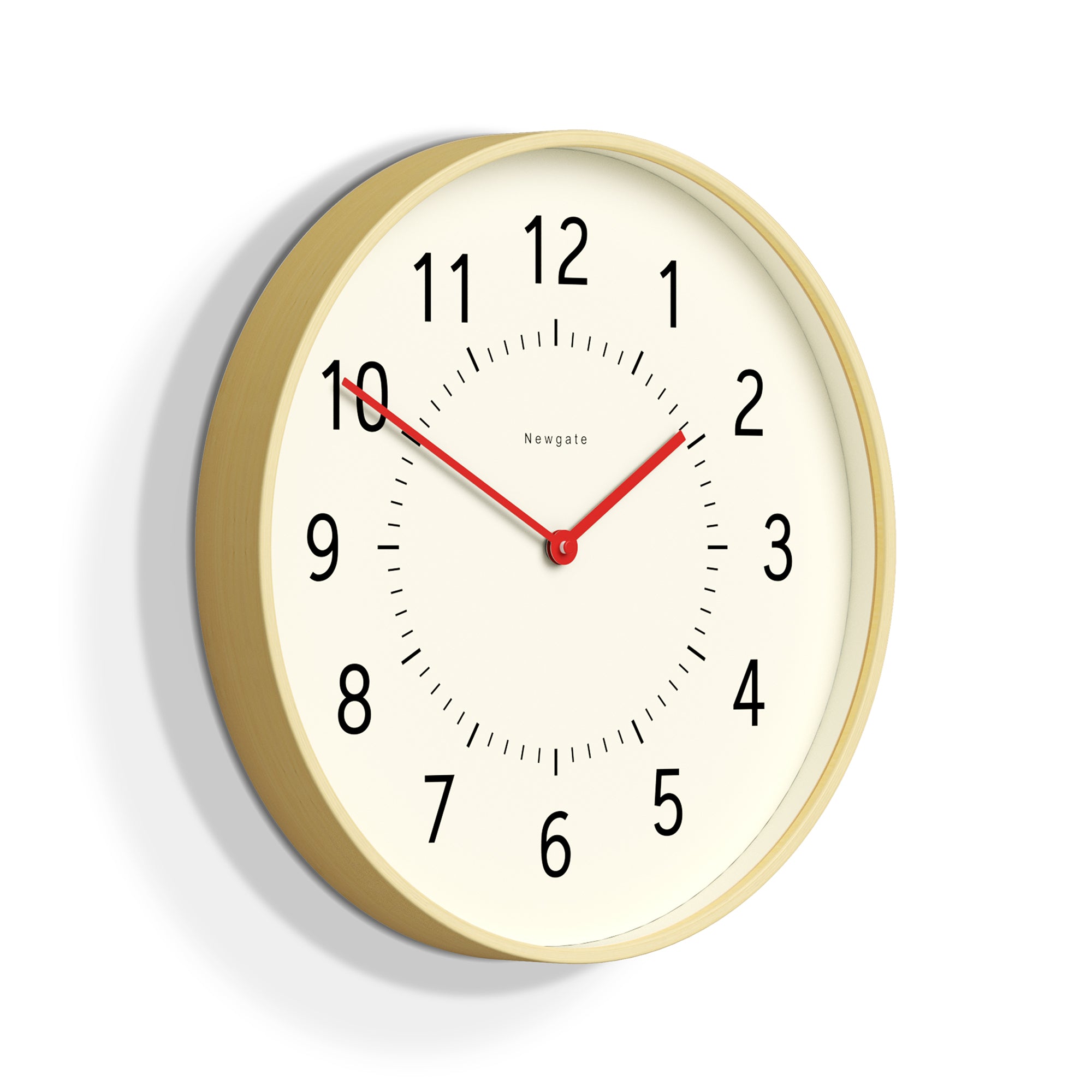 Newgate Monopoly Wall Clock With Red Hands