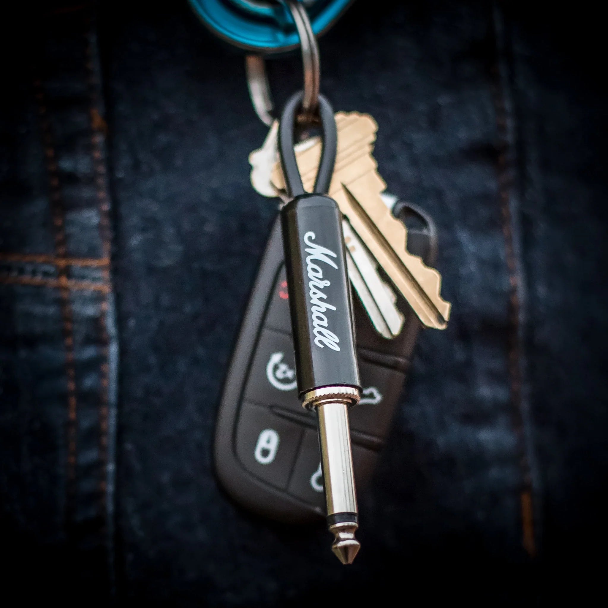 Pluginz Licensed Marshall Guitar Plug Keychains Set of 4