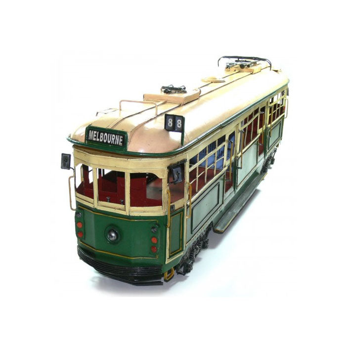 Melbourne W Class Tram CD Holder 85cm Metal Decor