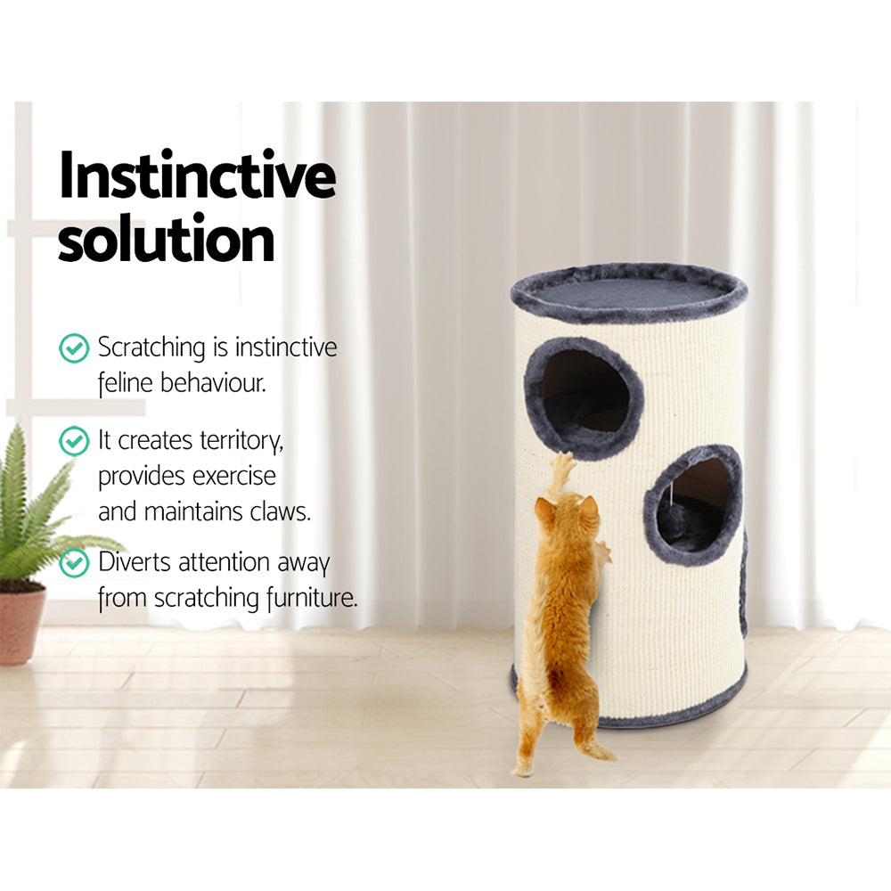Cat Tree Trees Scratching Post Scratcher Tower 70cm