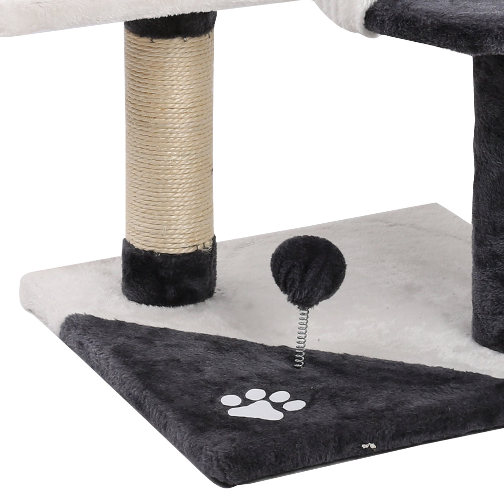 Cat Tree Scratching Post Scratcher Tower Wood 112cms
