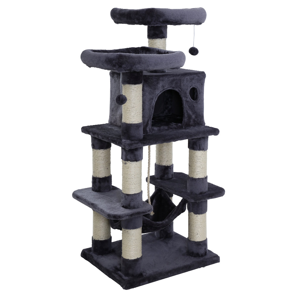 Cat Tree Trees Scratching Post Scratcher Tower 145cms