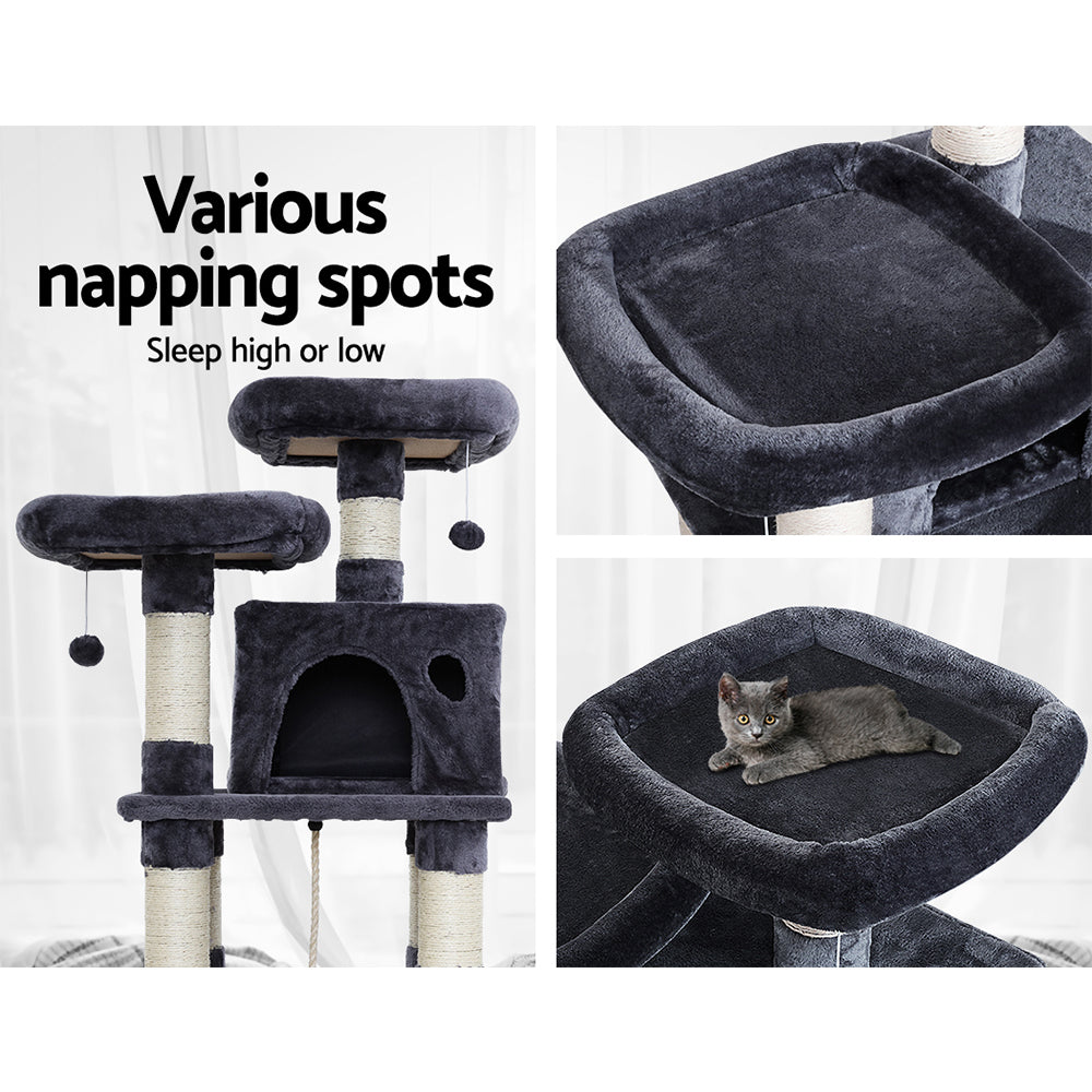 Cat Tree Trees Scratching Post Scratcher Tower 145cms