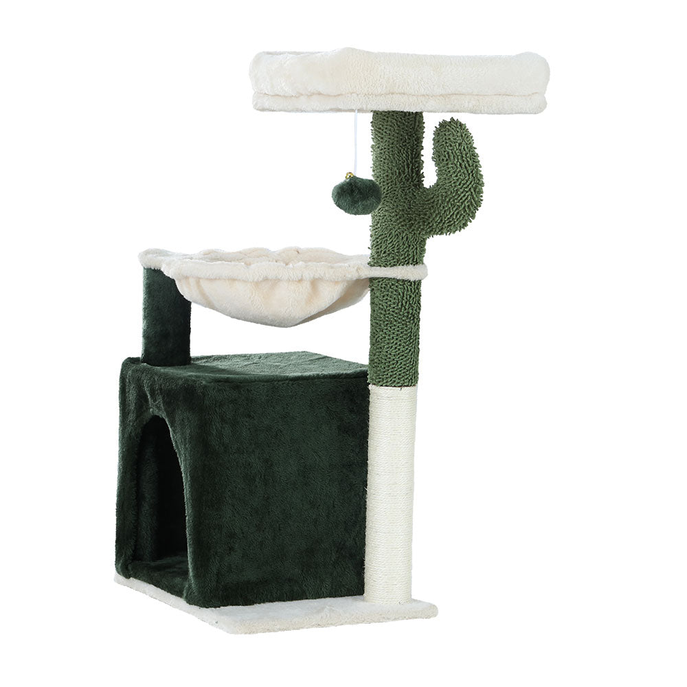 Cat Tree Tower Scratching Post Scratcher Wood Toys 70cm