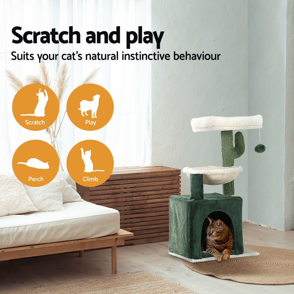 Cat Tree Tower Scratching Post Scratcher Bed Toys 78cm