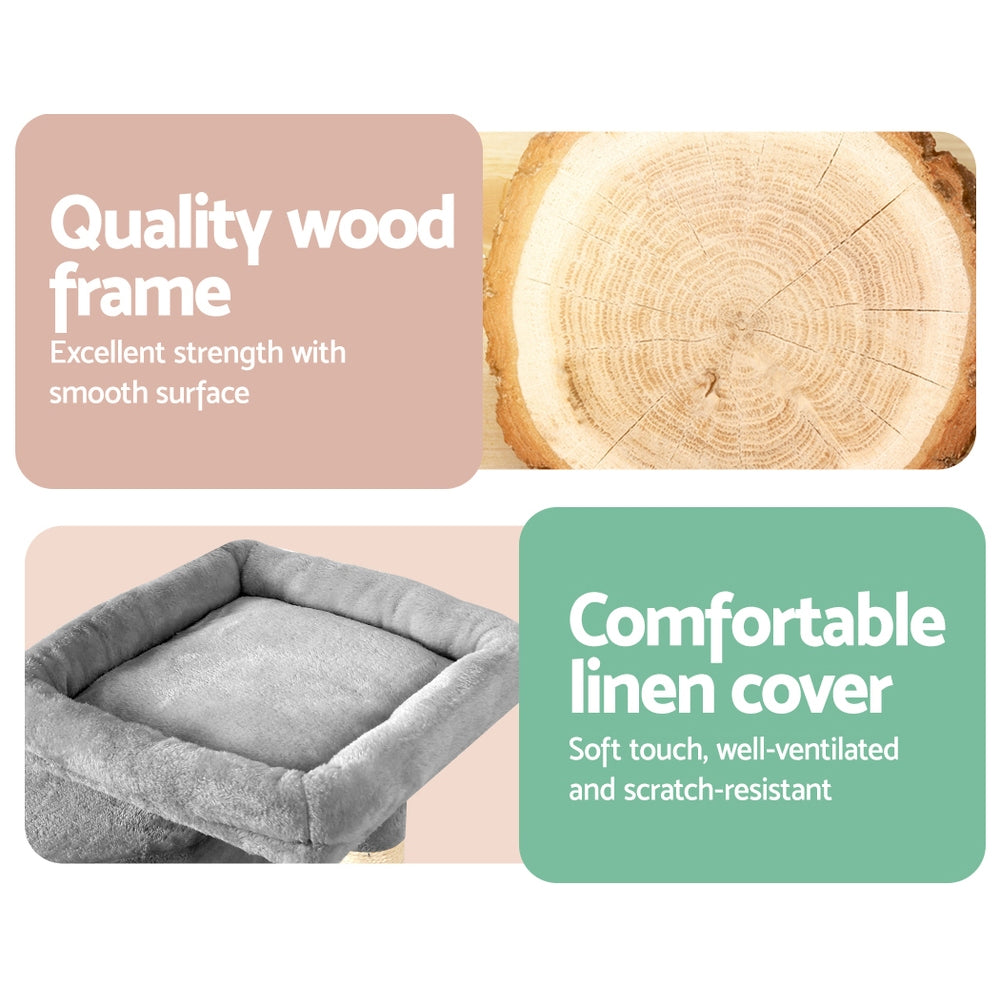 Cat Tree Tower Scratching Post Scratcher Bed Trees 69cm
