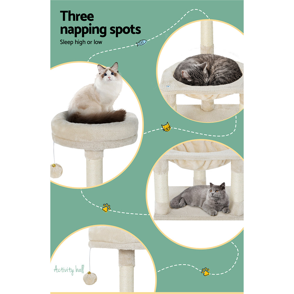 Cat Tree Tower Scratching Post Scratcher Toys Bed 69cm