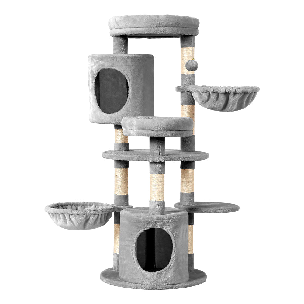 Cat Tree Tower Scratching Post Scratcher Toys Bed 123cm