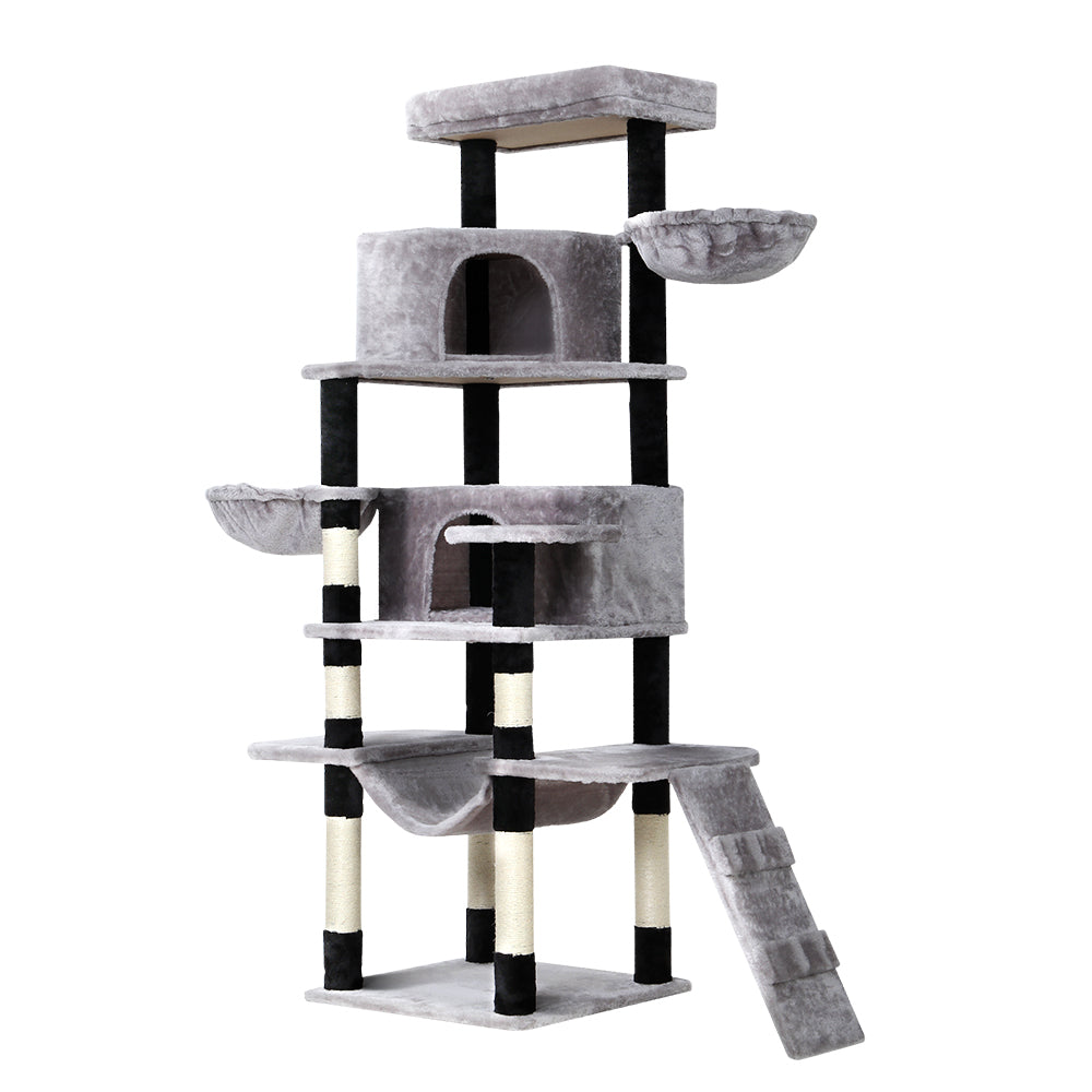 Cat Tree Tower Scratching Post Scratcher Play Bed 161cm