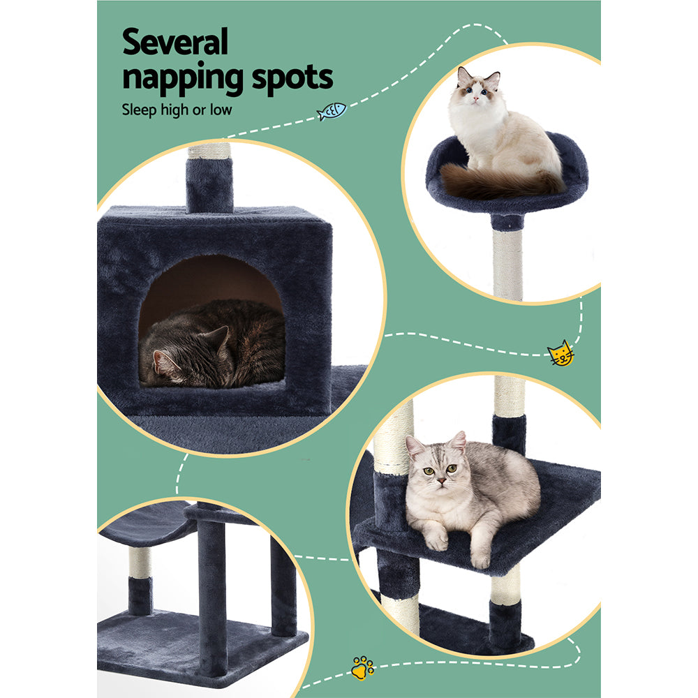 Cat Tree Tower Scratching Post Scratcher Bed Trees 151cm