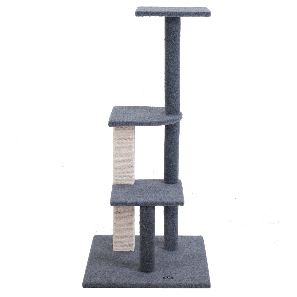 Cat Tree Post Scratcher Tower House Steps 124cm