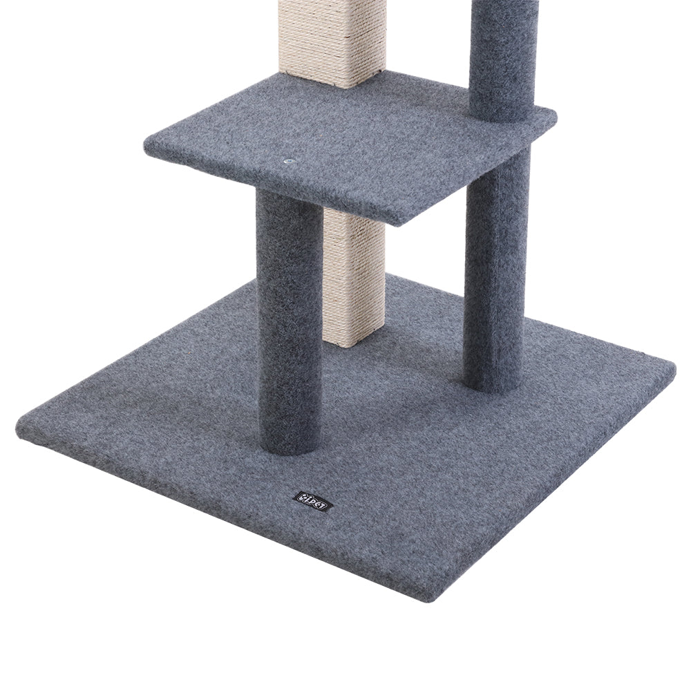 Cat Tree Post Scratcher Tower House Steps 124cm