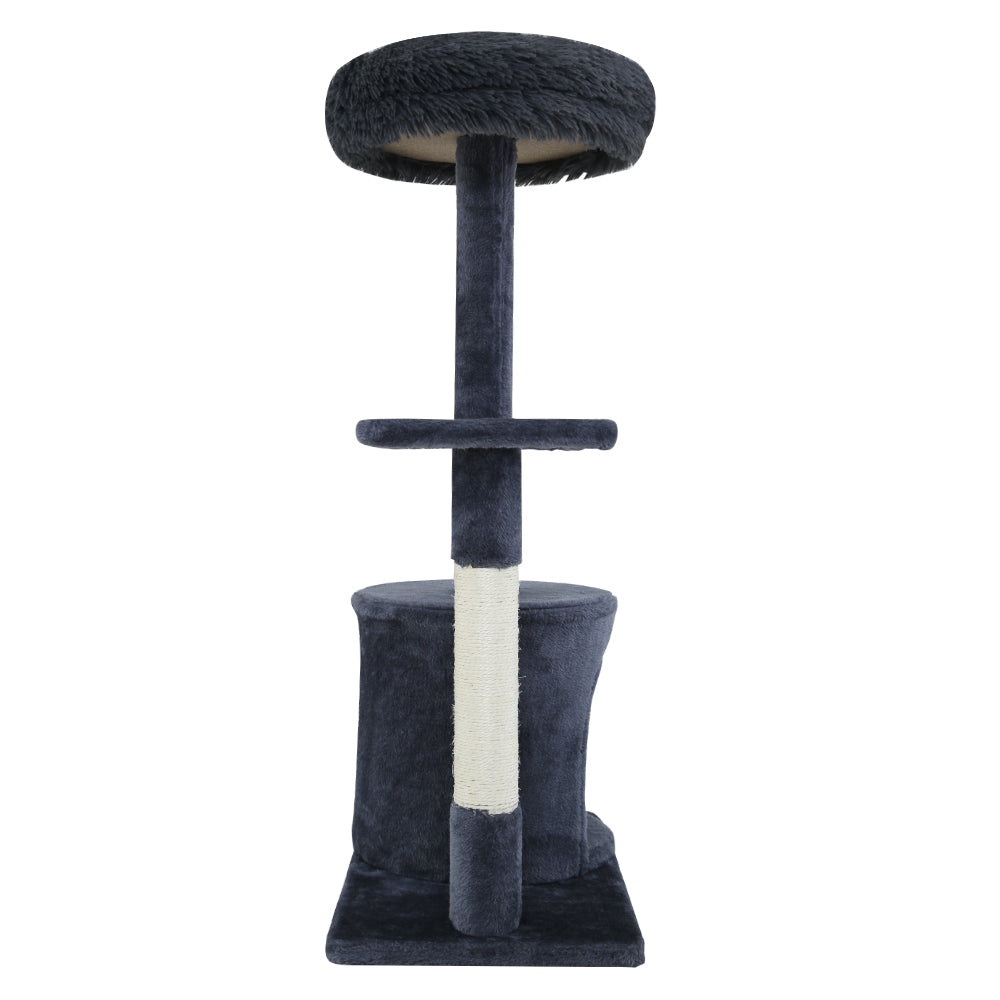 Cat Tree Scratching Post Scratcher Tower Grey 94cm