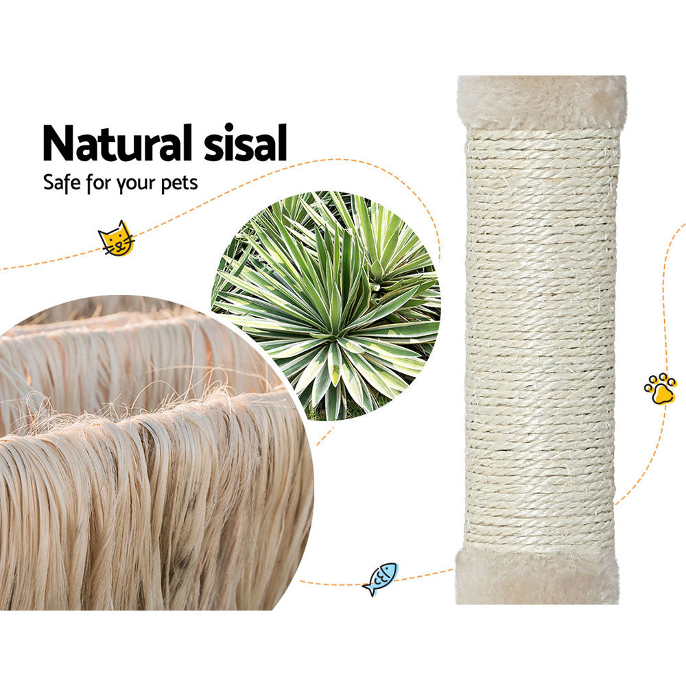 Cat Tree Scratching Post Scratcher Tower Toys 110cm
