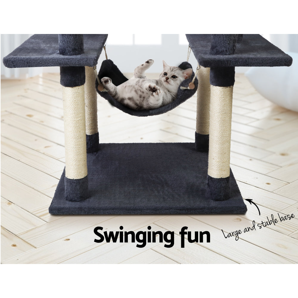 Cat Tree Scratching Post Scratcher Tower Wood 184cms