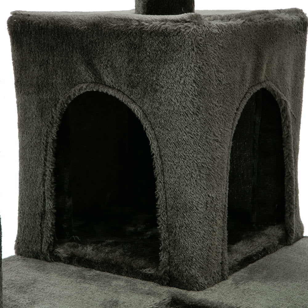 Cat Tree Scratching Post Scratcher Tower Wood 180cms