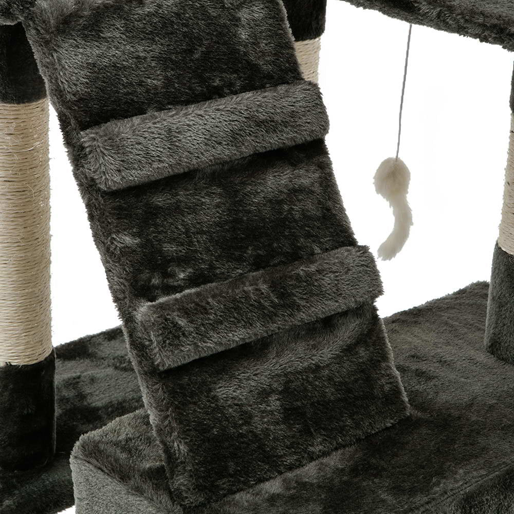 Cat Tree Scratching Post Scratcher Tower Wood 180cms