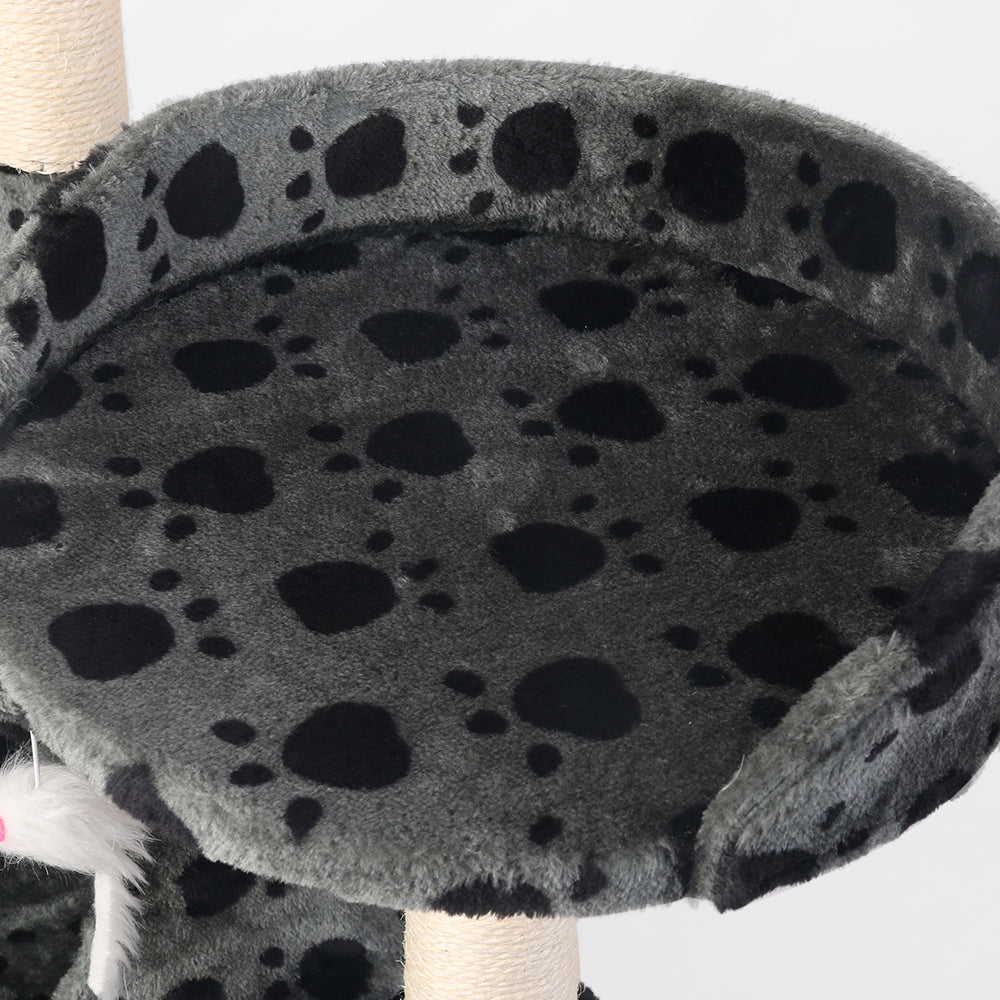 Cat Tree Scratching Post Tower House 120cm