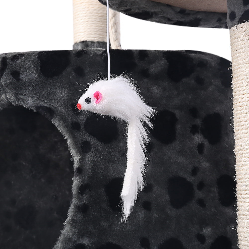 Cat Tree Scratching Post Tower House 120cm