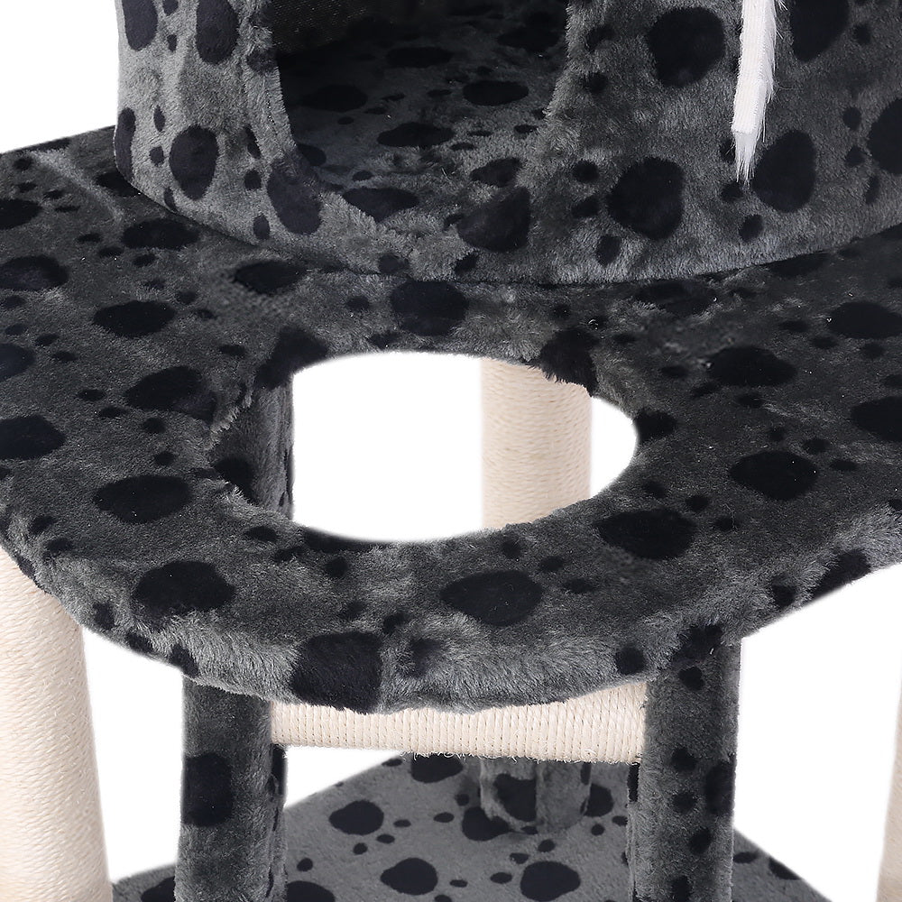 Cat Tree Scratching Post Tower House 120cm