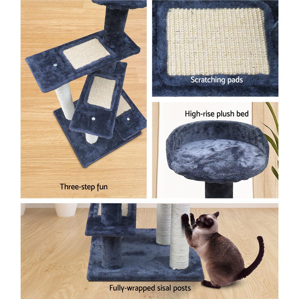 Cat Tree Scratching Post Scratcher Tower Steps 100cms