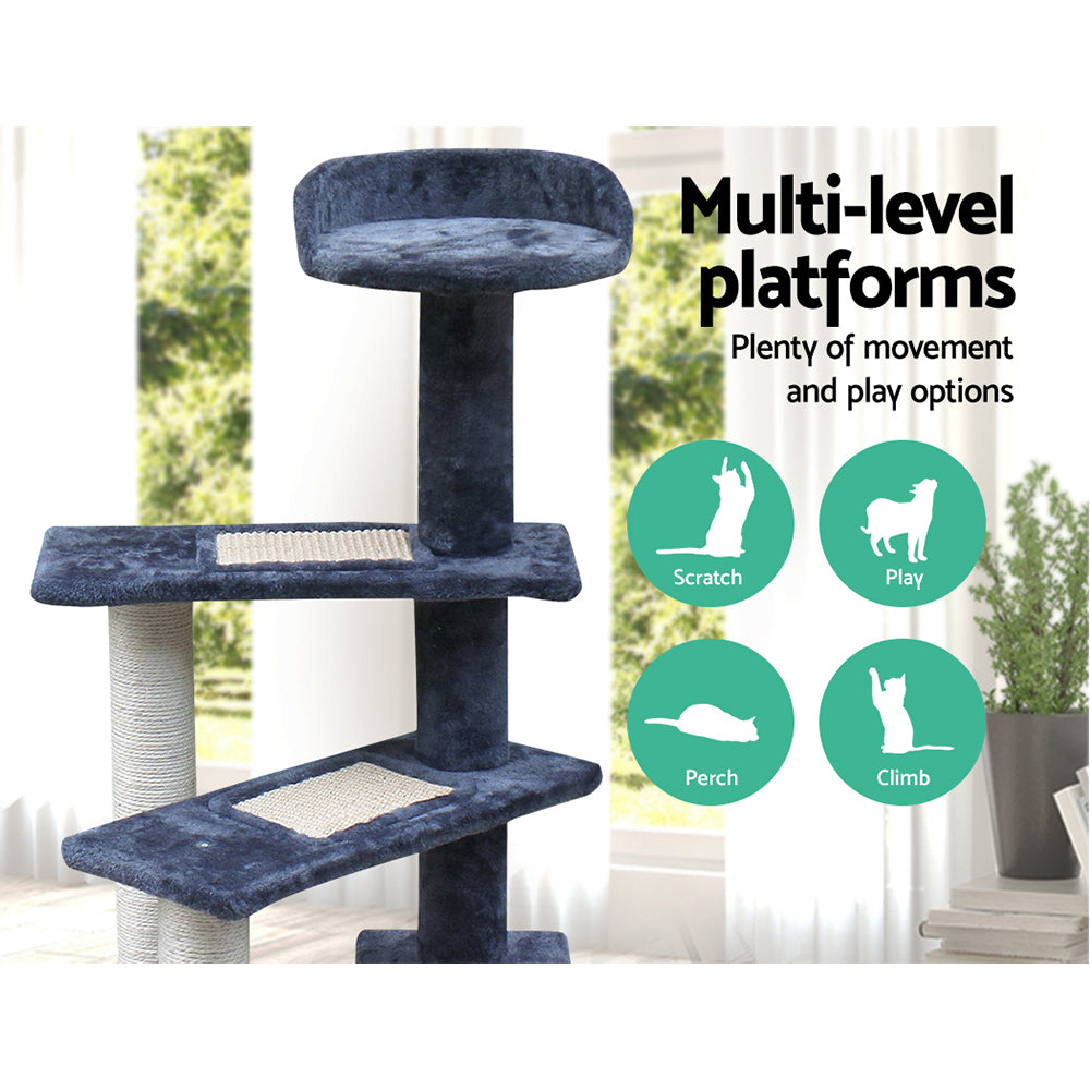 Cat Tree Scratching Post Scratcher Tower Steps 100cms