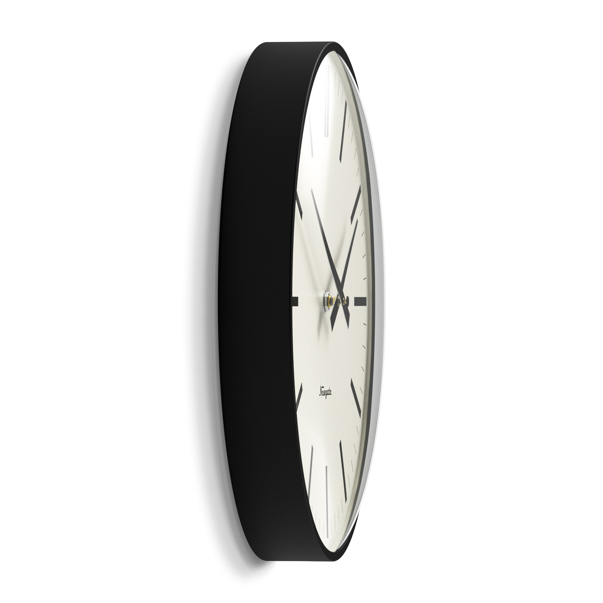 Newgate Radio City Wall Clock - Matte Black