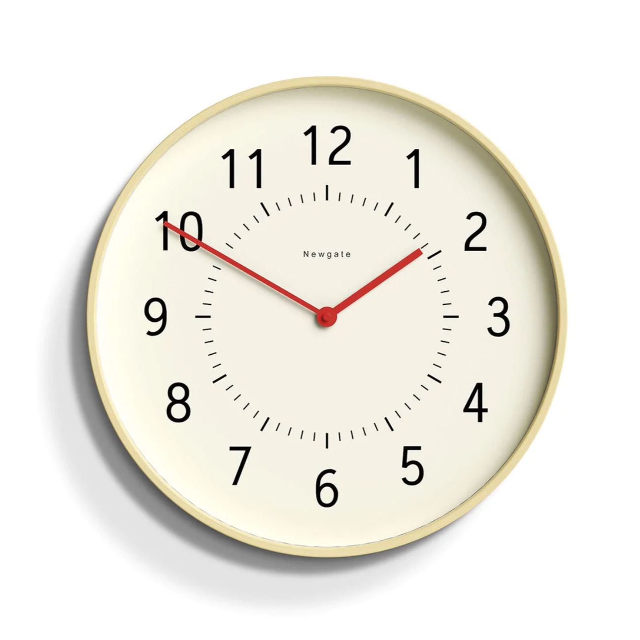 Newgate Monopoly Wall Clock With Red Hands