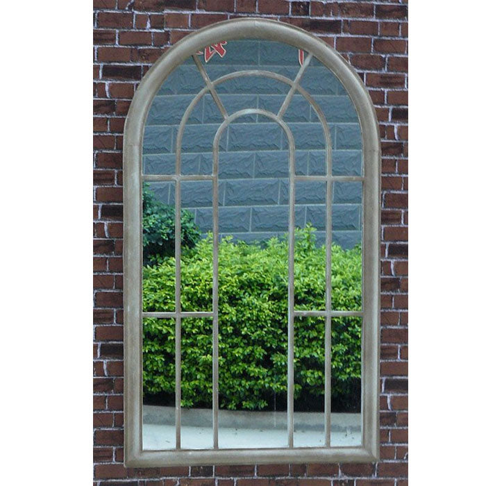 Arched Window Type Metal Frame Mirror