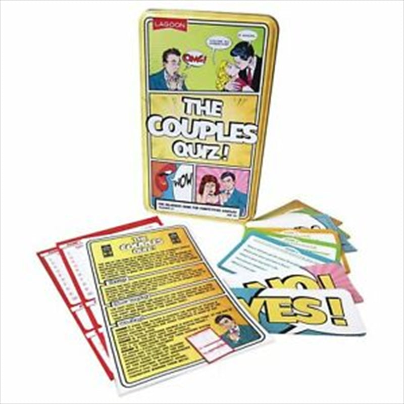 Couples Quiz Tin Card Game