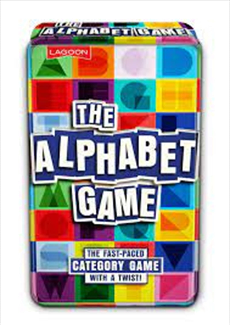 Alphabet Multicolored Tin Trick Cards