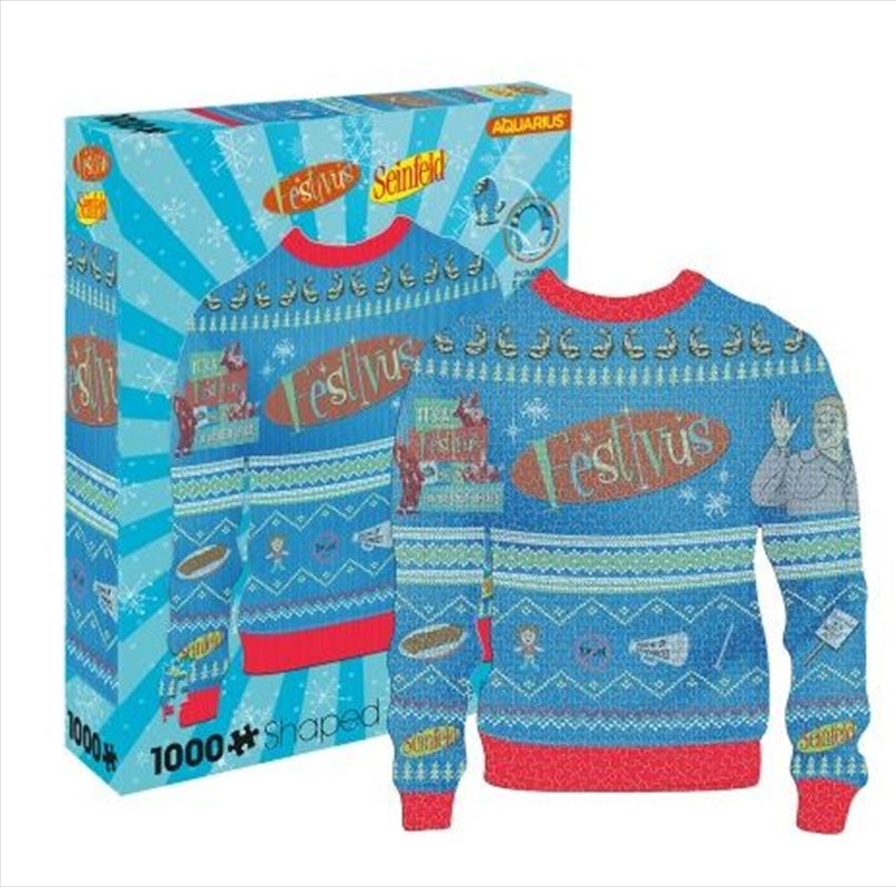 Festivus Ugly Sweater Shaped Puzzle - 1000 Pieces