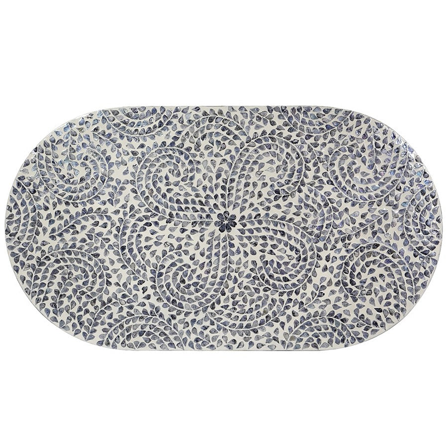 Floral Mother Of Pearl Coffee Table