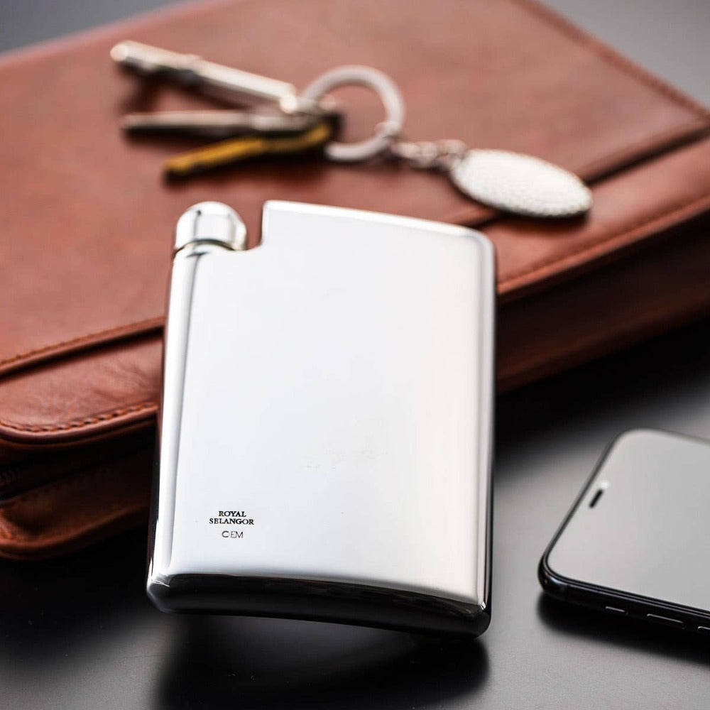 Royal Selangor Erik Magnussen Pewter Hip Flask 160 ML