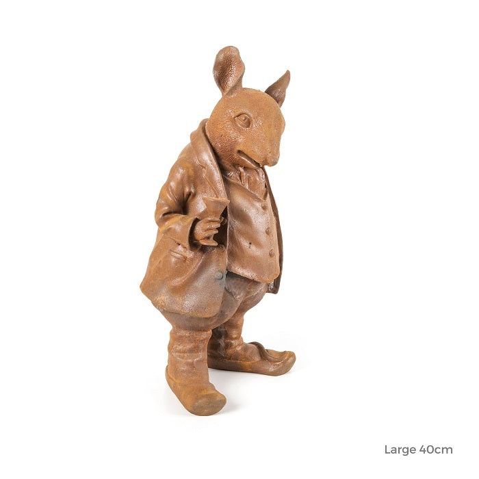 Outdoor Cast Iron Rat Statue (Available in 2 Sizes)