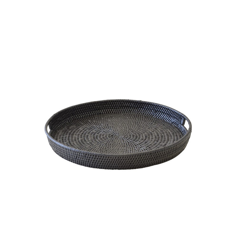 Stylish Rattan Tray Round (Available in 2 Sizes)
